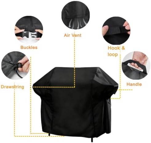 54 Inch Grill Cover for Black Stone 28" Omnivore Griddle 1883 Original - Image 5