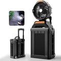WESTTREE Misting Fan Portable Rechargeable with 4 Gal Large Bucket, Mist Fan with Retractable Handle & Oscillating Mister Outdoor Camping Cooling Fan for Patio/Beach/Fishing/Golf/Travel Essentials by WESTTREE