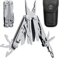 PERWIN Multitool Stainless Steel Multi-Tool Pliers 22-in-1 with Safety Locking, Pocket Knife, Bottle Opener, EDC Equipment With Pocket Clip for Survival, Camping, Hunting and Hiking. by PERWIN