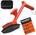 ThermoMaven Bristle-Free BBQ Grill Brush - No Wire Risk Steam Cleaner Removes Burnt Grease Fast - 17" Cool-Touch Handle, Scraper & 3 Replaceable Heads for Gas, Charcoal & Cast Iron by ThermoMaven