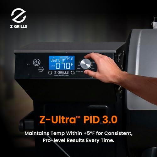 Z GRILLS Electric Wood Pellet Grill Smoker with PID 3.0 Controller, 450°F Max Temperature, 8-in-1 Outdoor Grill & Smoker, 459 Square Inches Cook Area, Meat Probes, Rain Cover (450E PRO) - Image 4