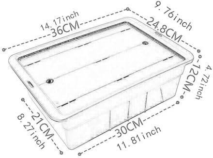 Tea Storage Box with Drainage Tray - IGT Camping Table Basket, Garage Backyard Barbecue Cooking Equipment Organizer- Black - Image 4