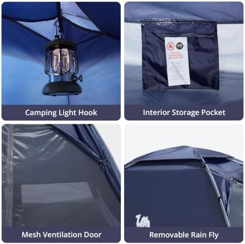 CAMEL CROWN Tents for Camping 2/3/4/5 Person Camping Dome Tent, Waterproof,Spacious, Lightweight Portable Backpacking Tent for Outdoor Camping/Hiking - Image 3