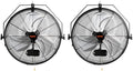 VEVOR 18 Inch Wall Mount Fan, Waterproof, 3-Speed, 4000 CFM, 2 Pack by VEVOR