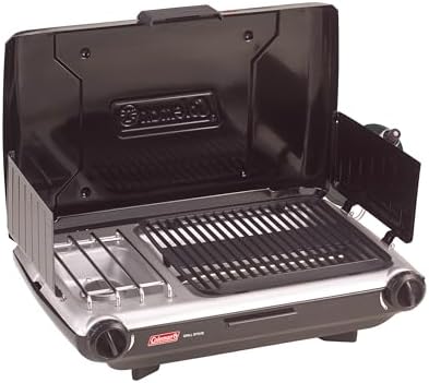Coleman Tabletop 2-in-1 Camping Grill/Stove, 2-Burner Propane, 20,000 BTUs by Unknown