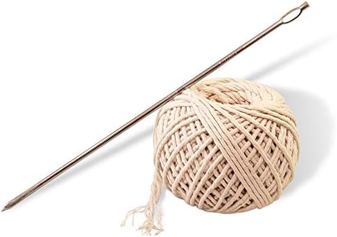 SpitJack Meat Trussing Needle and Butcher's Cooking Twine Kit by SPITJACK