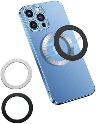 Magnetic Adapter Rings 2PCS Compatible for Magsafe,for Kindle Pop Socket Magnetic,for Magsafe Accessories & Wireless Charging for iPhone 17/Air/16/15/14/13 Mini Plus Pro Max/Pixel 8/ S24 Ultra/ S23 by KALAPOP