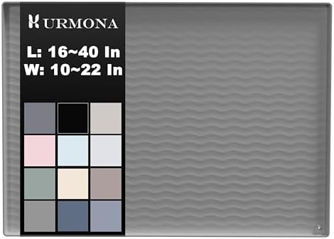 URMONA 40 x 22 in Waterproof Silicone Under Sink Mat, Cabinet Protector by URMONA