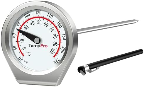 TempPro Dial Instant Read Meat Thermometer for Cooking by TempPro