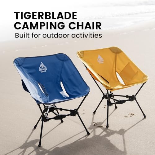 ONETIGRIS Tigerblade Camping Chair, Lightweight Folding Backpacking Hiking Chair, Compact Portable 330 lbs Capacity - Image 4