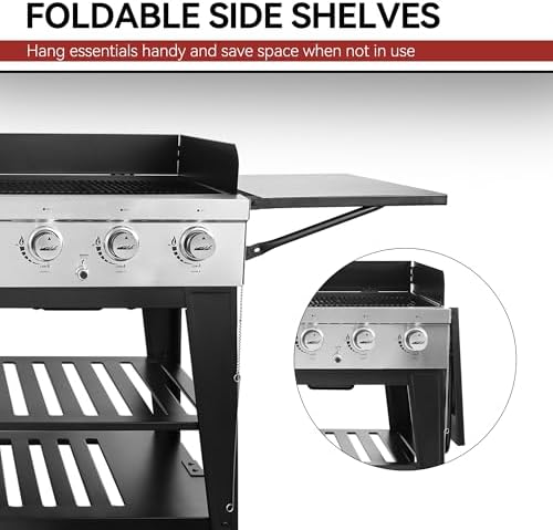 Royal Gourmet 8-Burner Gas Grill, 104,000 BTUs Liquid Propane Grill - Image 4