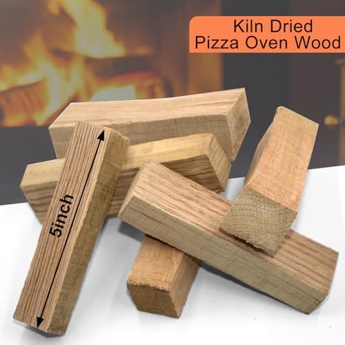Kiln-Dried Oak Wood for Pizza Ovens, 5-Inch Barkless Logs, Ideal for Ooni, Gozney, Solo Stove, and Other Wood-Fired Pizza Ovens, Grills, and Smokers - Approx. 12 lbs - Image 2