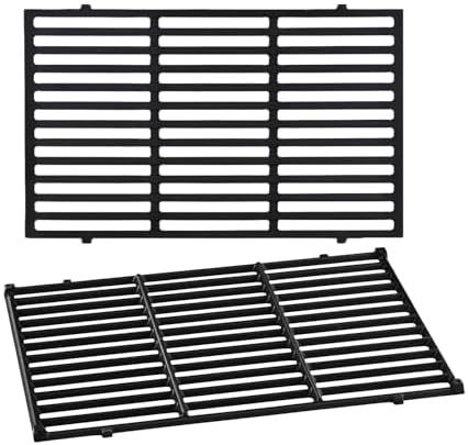 7638 Spirit Grill Replacement Parts for Weber Grill Grates Spirit 300 Series E310 E-315 S-315 E-330 E330 E315 S315 Spirit II E-310 2 E-310 Gas Grill Parts Genesis Silver B 1000 Cooking Grates 2 Pcs by GrillValueparts