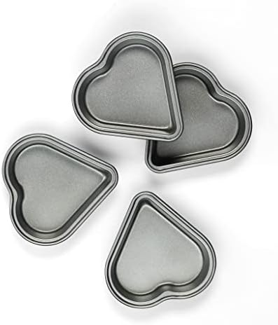 Cuisinart 4-Pc Mini Heart Pan Set, Small, Black - Image 2