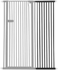 Lumizone Extra Tall Cat Gate Extension Kit 55.12" High 16.73" Wide Black by Lumizone