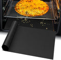 Oven Liners for Bottom of Electric Gas Oven, Reusable Non-Stick Teflon Protector Mat, Heat Resistant Grill Mats Outdoor, Easy to Clean Gas Stove Liners BPA and PFOA Free 23.6"x 15.7" Stovetop Cover by MimekitchenKitchenHelper