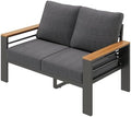 Aoxun Patio Furniture Set, Aluminum Outdoor Furniture with Oversized Seats by Aoxun
