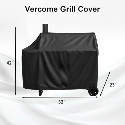 Grill Cover for Nexgrill 17.5 in Barrel Charcoal Grill, Heavy Duty Waterproof All-Weather Protection, Outdoor Fade Resistant BBQ Grill Cover (32" L x 23" W x 42" H) - Image 2