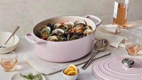 Le Creuset Enameled Cast Iron Oval Dutch Oven, 6.75 qt., Shallot - Image 5
