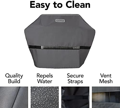 KitchenAid 700-0745A, 56" x 23" x 48" Gas Grill Cover, Polyester PVC Blend - Image 2
