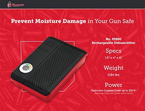 Hornady Rechargeable Dehumidifier 95900 - Portable Moisture Absorbers with Silica Gel to Prevent Moisture Damage for Gun Safe Accessories, Firearms, & More in Gun Safes & Cabinets, Closets, & Pantries - Image 5