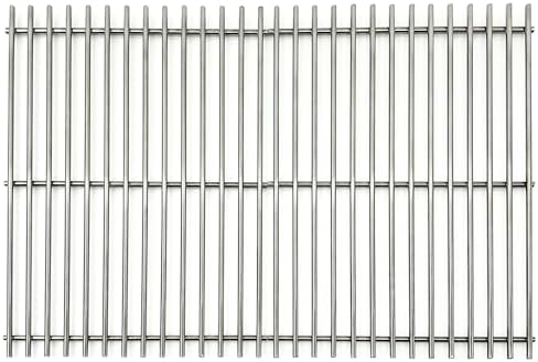 DS102 Solid Stainless Steel Cooking grids/grates 17" x 12 1/2" Replacement for Charbroil 461320507, 461320508, 463250509, Great Outdoors, Thermos, Vermont Castings Gas Grills, set of 2 by DirectStore