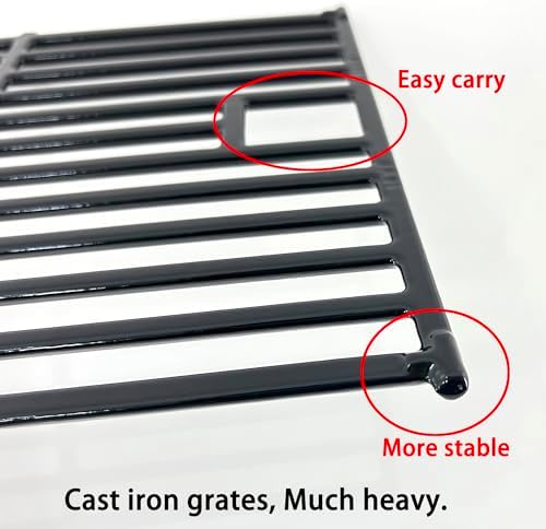 DC123 19 Inch Grill Grates Replacement for Jenn Air 720-0062 720-0062-lp 720-0337 720-0164, Brinkmann 810-8502-S 810-8501-S Grill, Nexgrill 720-0003, Charmglow 720-0234, Part # 115-8500-0 - Image 6