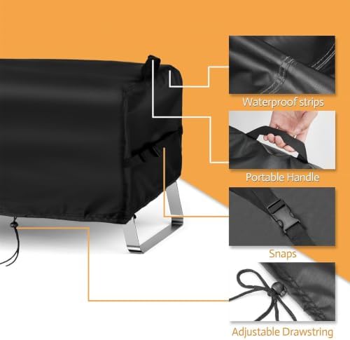 Grill Cover for NXR 3 Portable Cooker, 600D PVC BBQ Cover 25 X 18 X 15 Inch, Outdoor Protective for Patio Garage Camping Storage - Image 7