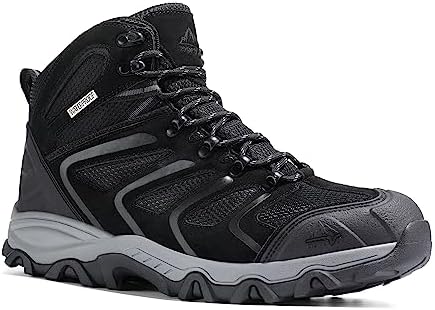 NORTIV 8 Men's Ankle High Waterproof Hiking Boots - Image 6