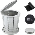 TRIPTIPS Upgrade Retractable Portable Toilet Travel Toilet Adjustable Height Camping Toilet Portable Potty for Adults Kids, Foldable Portable Toilet for Camping/Car by Triptips