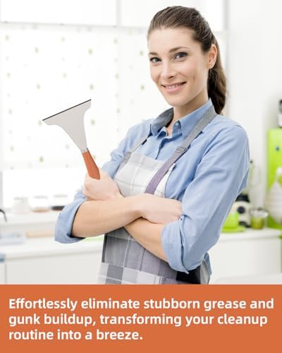 Griddle Scraper for Flat Top, Grill Srape Tool for Cooking Cleaning - Image 6