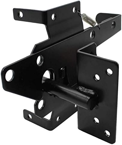 Jake Sales - Stainless Steel Extended Gate Latch Black (for Vinyl, Wood, PVC etc Fencing) Fence Gate Latch w/Mount Hardware - CASE Qty 12 - Image 6