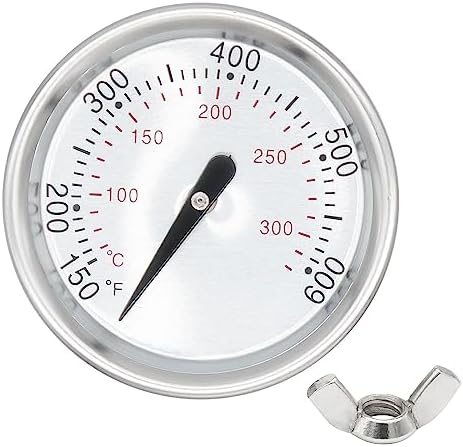 60540/7581 Grill Thermometer for Weber Spirit 2, Q Series and Charcoal Grills, Replacement for Weber Spirit E/S 210, 220, 310 Gas Grills, BBQ Temperature Gauge, 1-13/16" Dia by GLOWYE