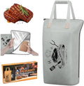BBQ Blanket for Resting Meat,Barbecue Blanket for Resting Meat,21 Inch BBQ Blanket Meat Resting Bag,Reusable Smoker Grilling Meat Insulated Brisket Bag Grilling Gifts for Men(Gray-with Gift Box) by YGMkit