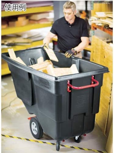 Rubbermaid Commercial Products Tilt Truck, 1 Cu Yd, 850lbs Cap, Black - Image 2
