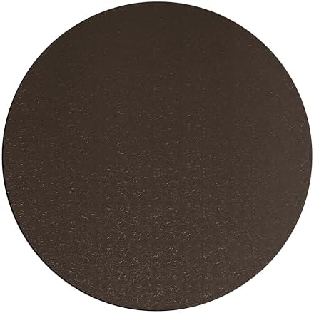 Rhino Hide Embossed Grill Guard Mat - Heat Resistant Outdoor Grill Floor Mat for Patio, Deck & Garage Surface Protection - Round, Brown (36" x 36") - Image 3
