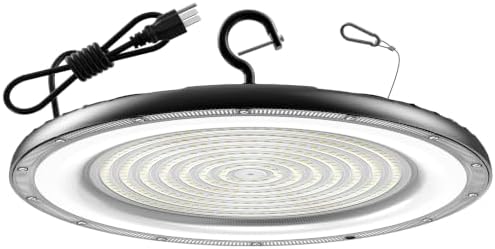 AIKVSXER 1Pack UFO LED High Bay Lights, 400W Shop Lights, 60000LM, 6000K by AIKVSXER