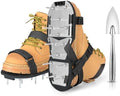 Lawn Aerator Shoes for Grass - Pre-Assembled Grass Aerator Shoes for Lawn - Soil Yard Aerator Tool for Aerating Patio Garden, Black, Small Size by DenForste