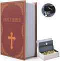 Decorative Book Safe Lock Box, Vintage Diversion Hidden Safe Faux Book Box by FOWSEEK