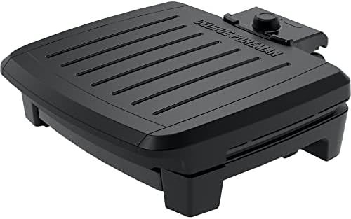 GEORGE FOREMAN® Contact Submersible™ Grill, 5-Serving Grill - Adjustable Temperature Control, Black Plates, Wash the entire grill by GeorgeForeman