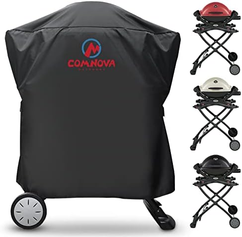 Comnova Weber Grill Cover - Q Series, Q2000/Q200/Q1000/Q100, Q2200, 2400, 1200, 1400 & More - Heavy Duty & Waterproof by MCOMNOVAOUTDOORS