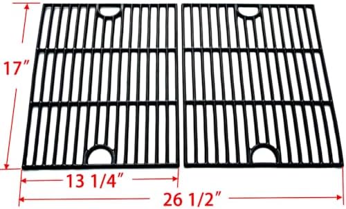 Parts DC104 17inch Grill Grates for Nexgrill 4 Burner 720-0830H 720-0783E, 5 Burner 720-0888N 720-0888 720-0697, Charbroil 4 Burner 463241113 463449914, Kenmore 720-0670A Grids - Image 2