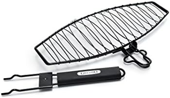 GrillPro 21015 Detachable Handle Fish Basket, Chrome - Image 5