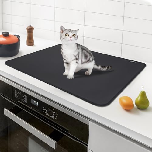FLASLD StoveTop Cover, Heat Resistant Stove Top Covers for Electric Stove Protector, Fireproof & Waterproof Heat Resistant Grill Table Mat, Under Blackstone Griddle BBQ Mat (21×29.5 inch) - Image 3