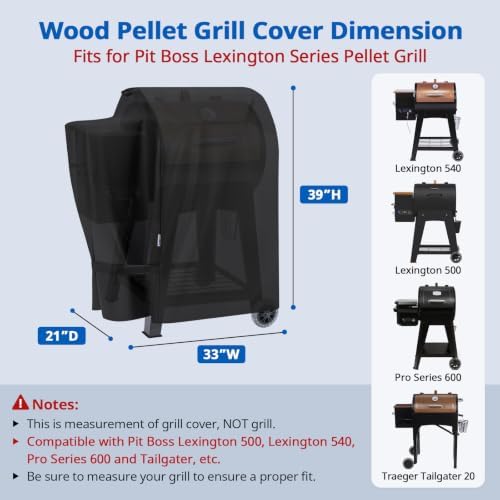 SunPatio Grill Cover for Pit Boss Lexington 500/540, Pro 600 and Tailgater - Image 2