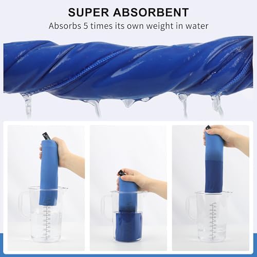 Rainleaf Microfiber Towel Quick Dry Camping & Travel & Gym Towel. Compact - Image 3