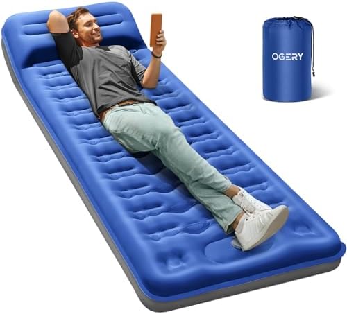OGERY Sleeping Pad for Camping, 6" Extra-Thick Reinforced Camping Pad by OGERY