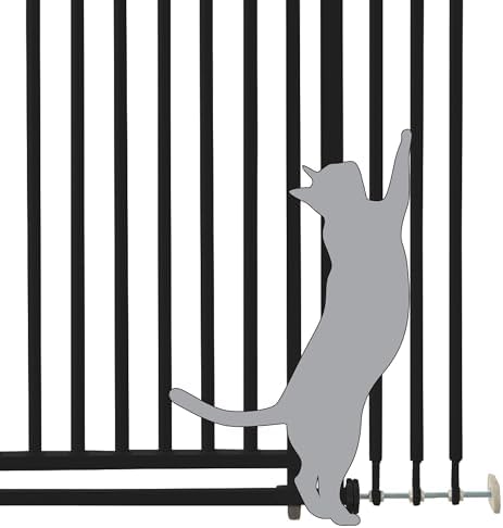 Cat Safety Gate Extra Bar in Black - Image 3