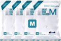 Plasticplace Trash Bags Compatible with simplehuman Code M Packs, White Drawstring Garbage Liners 12 Gallon / 45 Liter, 21" x 30.5" (20 Count/5 Pack) by Plasticplace