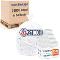 Delxo 30-33 Gallon Trash Bags, 21000 Count Bulk Value Large Garbage Bags by Delxo